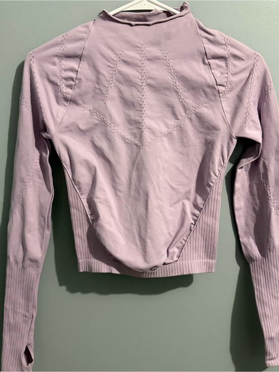 Free People Tops - Free People Movement purple Good Karma high neck long sleeve top size M/L